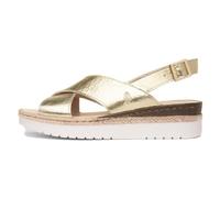 Hush Puppies Women's Saphira Sandal, Gold, 7 UK