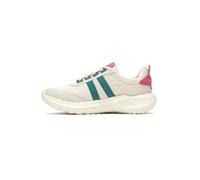 (Pink, 4 (Adults')) Hush Puppies Seventy8 Retro Runner Suede Women's Stone/Pink Trainers
