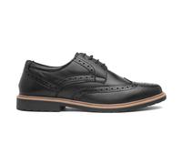 Hush Puppies Womens Shoes Black Adults Ladies Brogues Leather Formal Verity SIZE