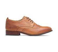 Hush Puppies Womens Shoes Tan Adults Ladies Brogues Leather Natalia SIZE
