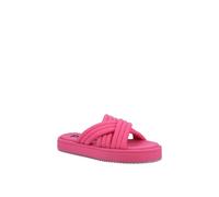 Hush Puppies Womens Sienna Slides Slides, Size 7 In Fuchsia | Slip On Shoes | Fuchsia | UK Size 7