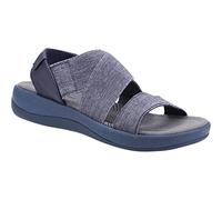Hush Puppies Women's Sophia Elastic Cross Strap Sandal, Navy, 5