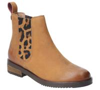 Hush Puppies Womens Stella Slip On Ankle Boot - Tan Leather - Size UK 4