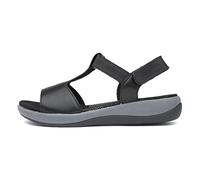 Hush Puppies Womens Sylvie Sandal, Black, 3 UK