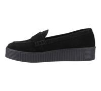 (Black, 3 (Adults')) Hush Puppies Tamara Suede Women's Black Loafers