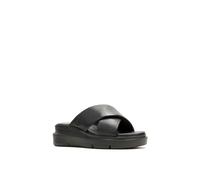 Hush Puppies Women's Uplift Crossover Slide, Black, 6 UK