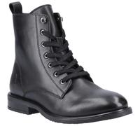Hush Puppies Women's Valentina Lace Boot, Black, 7 UK