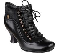 Hush Puppies Womens Vivianna Leather Heeled Ankle Boots