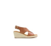 Hush Puppies Women's Willow Back Strap Sandal in Tan | Size: 7 Hush Puppies Tan 7