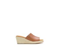 Hush Puppies Women's Willow Rattan Slide in Tan | Size: 4 Hush Puppies Tan 4