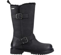 Hush Puppies Winnie Women's Black Leather Long Boots, Size: 3