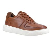 Hush Puppies Wyatt Mens Trainers - Tan Leather - Size UK 8