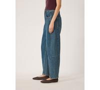 HUSH Tapered Leg Carrot Fit Jeans Blue Denim