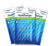 HushBumps Ultra-Quiet Bumpers for Interior Doors 3-pack. Specialized Design Delivers Quiet Operation to Interior Doors. Just Peel & Stick. No Tools Required. Provides Soft and Quiet Close. 30 pcs.