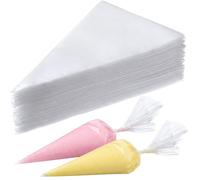Hushee 1000 Pcs Piping Bags Disposable 10 inch Thick Tipless Pastry Bags Bulk Non-slip Icing Frosting Bag for Royal Icing Baking Cookies Cake Decorating Supplies