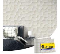 HushHues 6-Pack Acoustic Wall Panels Sound Absorbing Panels, 72x48 Inch Decorative Acoustic Panels, Sound Absorbing Wall Art with Nano Glue for Recording and Home Studio, Office,Conference