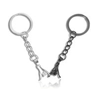 HUSHRICH Couples Keyrings, Personalised Matching Keyring Valentine's Day Gift Matching Couple Stuff for Boyfriend Girlfriend Husband Wife Anniversary Wedding Gift