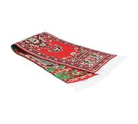 HUSHUI 1:12 Dollhouse Carpet Miniature Rug Elegant Design for Dollhouse Decoration, Silk Thread Soft Surface 23.5 X 4.8cm Gift (lure)
