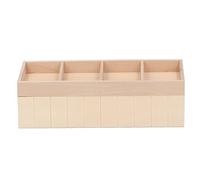 HUSHUI 1:12 Scale Dollhouse Fruit Stand Miniature Display with Exquisite Craftsmanship for Kids' Playroom in Birch Wood 7in X 1.9in X 2.7in