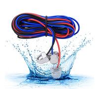 HUSHUI 1.95m Stainless Steel Liquid Level Probe Sensor for Water Level Controller - 3 Units