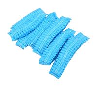 HUSHUI 100pcs Disposable Earpad Covers, Stretchable Sanitary Non Woven Fabric Headphone Protectors with Excellent Breathability, for Most Headphones 8.5 12cm 3.3 4.7in Ear Pads (Blue)