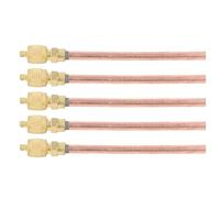 HUSHUI 10PCS Access Service Valves High Strength Brass One Way Air Conditioner Charge Needle Valve Replacement