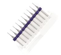 HUSHUI 10pcs Carbide Micro Drill Bits Set for PCB Print Circuit Board with Cutting (0.5mm)