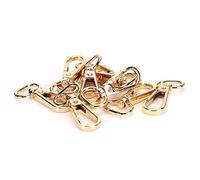 HUSHUI 10pcs Key Chain, Lobster Clasp with 360 Degree Rotation, Brass Hooks for Pet Belts Leather Crafts DIY Accessories Outdoor Activities