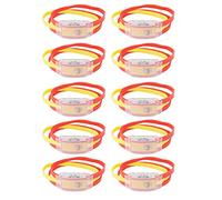 HUSHUI 10PCS National Flag Glow Bracelet Soft Silicone Luminous Wristbands for 2022 World Football Match Fans Support (110.03)