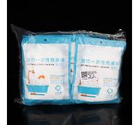 HUSHUI 10pcs Oversized Disposable Bath Bag for Hygienic Bathing Experience At Home or Hotel, Compact PE Material, 120cm Height, Portable Tub Liner