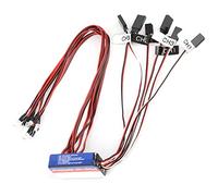 HUSHUI 12 LED Light Kit for 1/10 Scale RC Car, Bright Simulation Lights for Enhanced Visibility, Easy Install for SCX10 AX10 CC01 RC Models