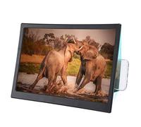 HUSHUI 12inch Curved Screen Amplifier Stand with Non-slip Design for Comfortable Viewing Experience At Home