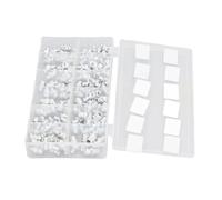 HUSHUI 130Pcs Hydraulic Grease Fittings Assortment for Easy Greasing At Home 12 Types Durable Brass