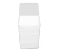 HUSHUI 200pcs Eyelash Glue Cotton Pads, Soft Lint Free Safe, for Cleaning Eyelash Extension Glue Bottle Mouth, with Storage Box for Home and Beauty Salon