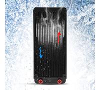HUSHUI 240MM Aluminum Computer Cooling Ra/diator for Efficient CPU Heat Sink and Professional Electronic Cooling 18 Tubes Heat Exchanger