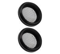 HUSHUI 2pcs Car Speaker Cover, Metal Mesh Protector OD 64 mm, Speaker Grill with Iron and Aluminium for Home Cinema, Motorhome, Boat Installation, Speaker Box