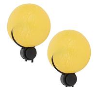 HUSHUI 2PCS Silicone Hand Grip Balls for Strengthening Fingers and Arms Ideal for Exercise and Massage Recovery Tools Yellow 15 Degrees (Yellow 15 degrees)