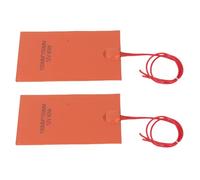 HUSHUI 2PCS Silicone Heating Pad 60W Fast Heating 200℃ High Temperature Proof Flexible Silicone Heater Mat for Electric Blanket
