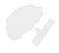 HUSHUI 2Pcs Silicone Welcome Molds for Craft Projects - Perfect for Door and Wall Decor, Durable and Reusable