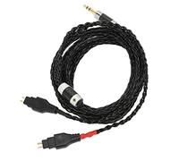 HUSHUI 3.5mm Headphone Cable, 8 Core OCC Copper Silver Plated with Brass Gold Plated Plug, Clear Magnetic Sound for HD580 HD600 HD650 HD25 HD545 HD565 HD535 HD660S