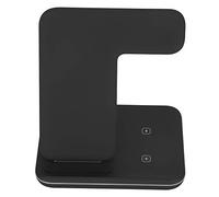HUSHUI 3 in 1 15W Wireless Charger Station with Fast Charging for IOS Devices, Neat ABS Design for Bedroom Study Desk