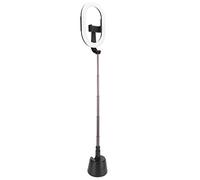 HUSHUI 360 Degree Rotation LED Fill Light with Mobile Phone Holder for Live Streaming and Selfies, Retractable Design, Warm White and Cold Light, ABS Material