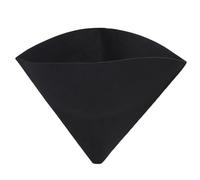 HUSHUI 3pcs Planter Felt Liners Black Breathable Cone Shaped Flower Hanging Basket Liners for Courtyard Garden Balcony Porch (14inch)