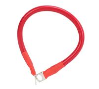HUSHUI 4AWG Ground Wire High Toughness Pure Copper Battery Cable for Motorcycles Travel Trailers 30cm (A(red))