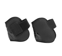 HUSHUI 4pcs Horse Tendon Boots, Slip on Easily with Hook and Loop Strap System, Protect Leg from Injury, Provide Support to Tendons and Ligaments, for Horse Jumping (A pair of large hind legs)