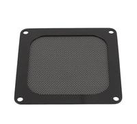 HUSHUI 4PCS PVC Computer Fan Filter Grills Magnetic Frame, Dust Mesh Cooler Filter 3.66x3.66in, PC Fan Dust Filter with PVC Material for Desktop PC Fan, Chicken Coop Vent (Black)