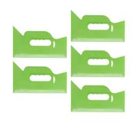 HUSHUI 5Pcs 10 Inch Putty Scraper,Plastic Flexible Multi Angle Paint Scraper Spackle Tool for Drywall Painting