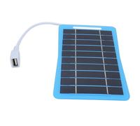 HUSHUI 5W Monocrystalline Solar Panel Lightweight Portable Energy Source for Camping Travel 5V Solar