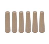 HUSHUI 6 Pcs Paper Yarn Ball Winding Tube, Multifunctional Kitting Weaving Tube for Wool, default