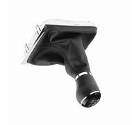 HUSHUI 6 Speed Black Chrome Plated Gear Shift Knob Kit for B7 2011-2012, Comfortable Operation Feeling, Directly Fit in, Suitable for Car Enthusiasts